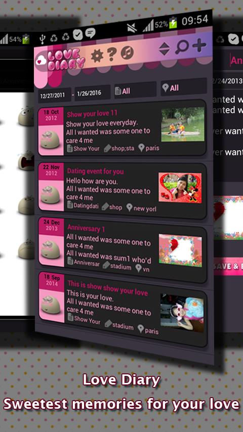 Love diary app discount