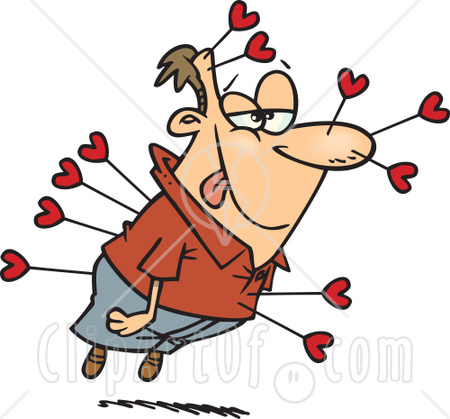 28736-Clipart-Illustration-Of-A-Smitten-Caucasian-Man-With-A-Love-Struck-Look-On-His-Face-Floating-And-Shot-Many-Times-With-Cupids-Heart-Arrows.jpg